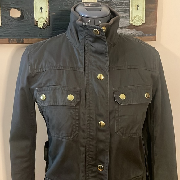 J. Crew Olive Green Boyfriend Relaxed Fit Field Jacket Size XS - Picture 5 of 16